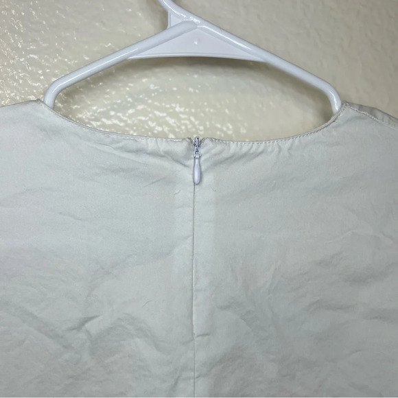 Zara White poofy sleeves blouse - Picture 5 of 7